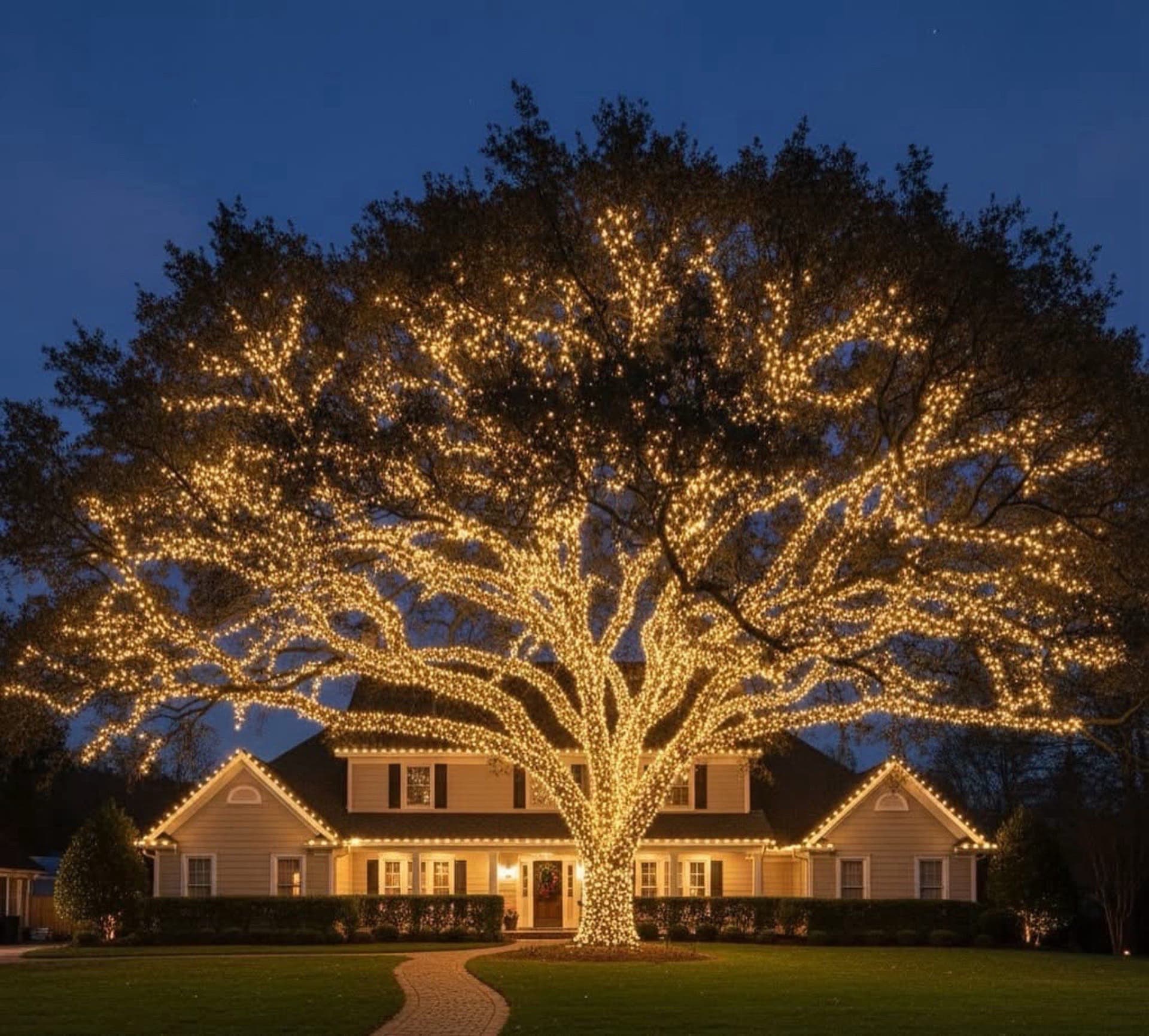 Holiday Magic - Stunning Christmas Light Installation image