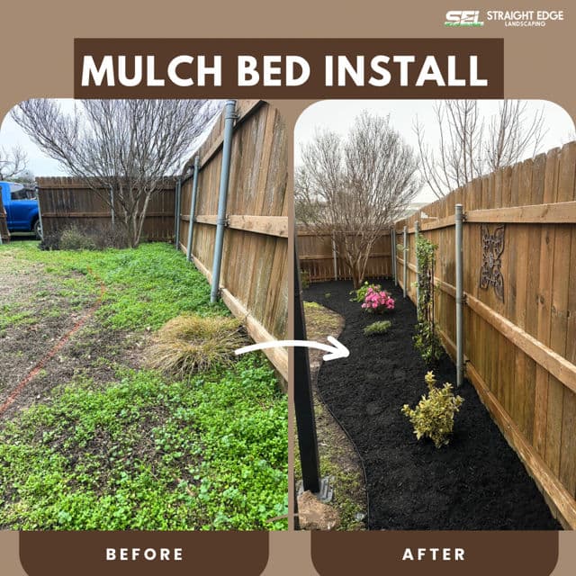 Mulch Bed Installation image