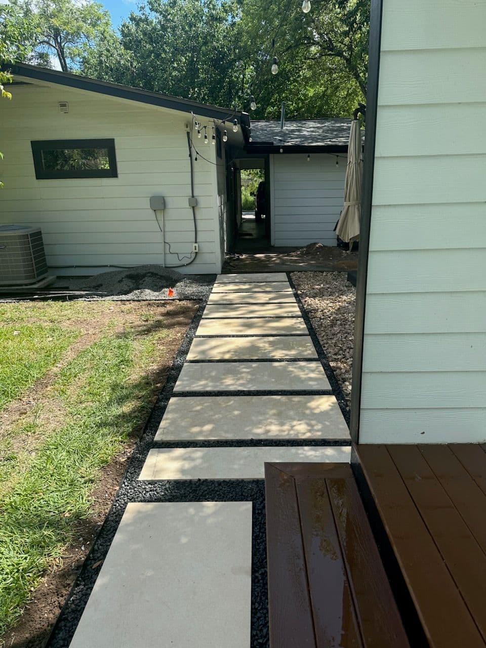 Elegant Paver Walkways Transform Austin Yards image