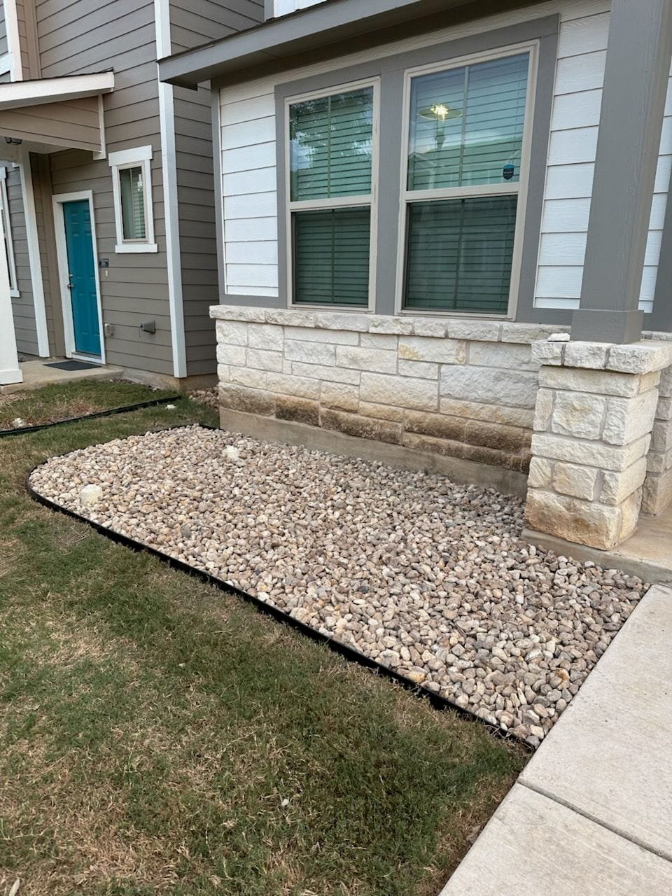 Modern Gravel Bed Design in Leander