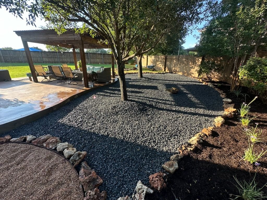 Xeriscape Design for Patio in Round Rock