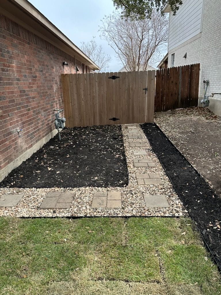 Side Yard Pathway Landscaping